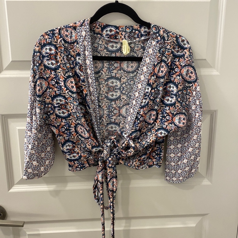 Front Tie Crop Top